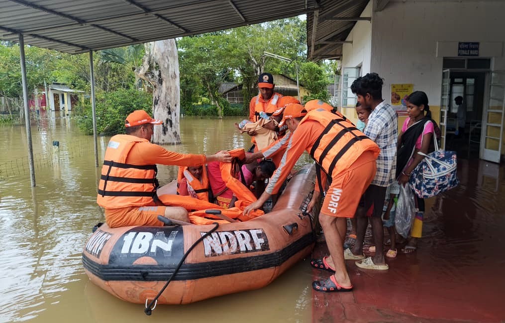 Assam-Rescue-operation-NDRF Assam Floods: When Rivers Claim the Land