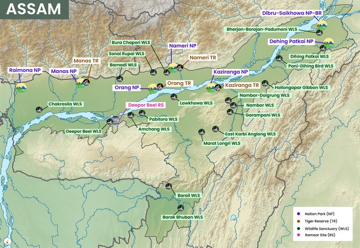 Assam-River-Map Assam Floods: When Rivers Claim the Land
